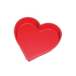 Lekue Moule à Gâteau Cœur Silicone 24 Cm 1300 Ml