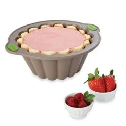 Boutique Silikomart -Boutique Silikomart 511114 1 1 Rigiflex Moule a charlotte en silicone structure acier 26 5 cm Mathon