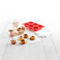 Lekue Moule Silicone 6 Minis Kouglofs 90 Ml -Boutique Silikomart 511121 4 2 Moule silicone 6 minis kouglofs 90 ml Lekue