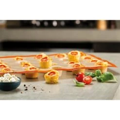 Plaque De 20 Empreintes Mini-muffins -Boutique Silikomart 512148 2 1 Plaque de 20 empreintes mini muffins Silpat