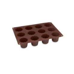 Flexi' Plaque Silicone 12 Canelés -Boutique Silikomart 512153 2 5 Flexi Plaque silicone 12 caneles Mathon