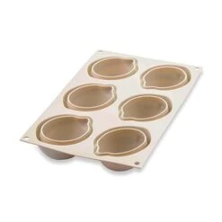 Silikomart Moule Silicone 6 Mini Gâteaux Delizia Al Limone -Boutique Silikomart 51448 1 1 Moule silicone 6 mini gateaux Delizia al limone Silikomart