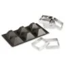 Patisse Moule Silicone 6 Pyramides+ 6 Cadres à Tartelettes -Boutique Silikomart 519013 0 2 Moule silicone 6 pyramides 6 cadres a tartelettes Patisse