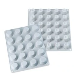 Lot 2 Grandes Plaques Mini-canelés Et Tartelettes