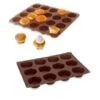 Lot De 2 Flexi'plaques En Silicone 12 Muffins Et 20 Mini-muffins