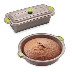 Lot De 2 Moules Rigiflex : Moule à Manqué Et Moule à Terrine Avec Couvercle