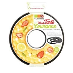 Moule à Tarte Amovible Forme Couronne 30 Cm -Boutique Silikomart 541011 2 1 Moule a tarte amovible forme couronne 30 cm Scrapcooking