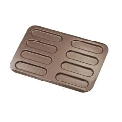 Plaque 8 éclairs Revêtement Anti-adhésif -Boutique Silikomart 54241 1 3 Plaque 8 eclairs revetement anti adhesif Gobel