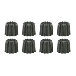 Patisse Lot De 8 Moules à Canelés En Aluminium Anti-adhésif 4,5cm