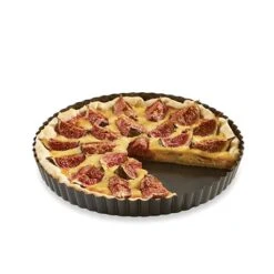 Lot Moule à Tarte Revêtu 24,5 Cm Et Pelle à Tarte Avec Poussoir -Boutique Silikomart 549027 3 1 Lot moule a tarte revetu 24 5 cm et pelle a tarte avec poussoir