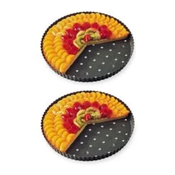 Lot 2 Tourtières Perforées 30 Cm