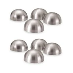 Lot De 8 Moules Demi-sphère En Inox