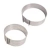 Lot Cercle à Trancher Et Cercle à Gâteau Extensibles Inox -Boutique Silikomart 57997 0 1 Lot cercle a trancher et cercle a gateau extensibles inox Mathon